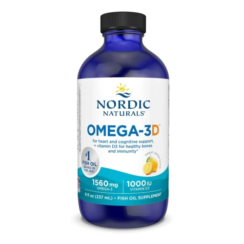 Nordic Naturals - Omega-3D 1560mg LEMON - 237 ml